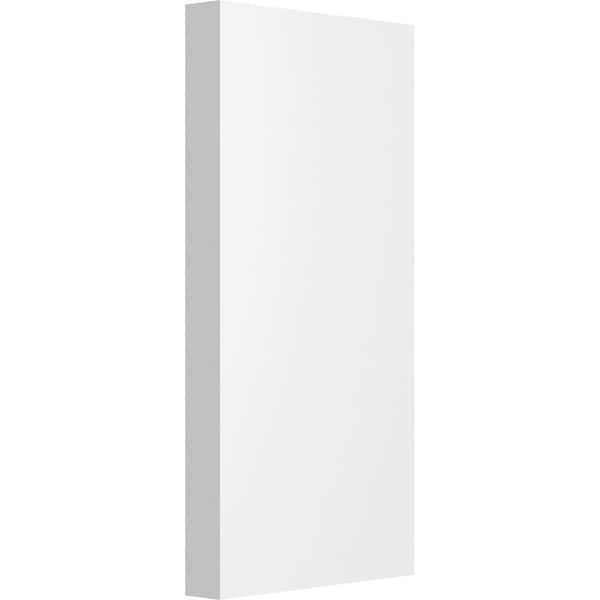 Ekena Millwork Standard Foster Plinth Block with Square Edge, 4 1/2"W x 9"H x 3/4"P PBP045X090X075FOS00 - main